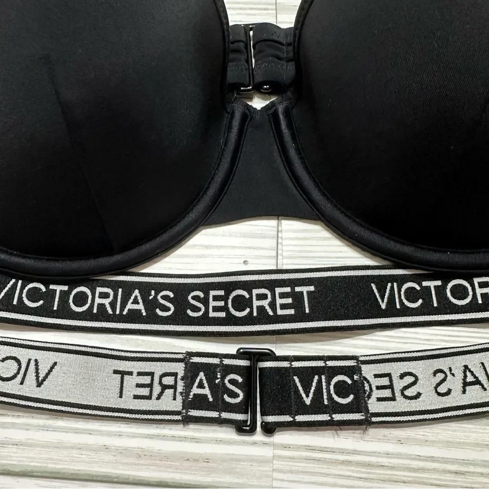 VICTORIA’S SECRET‎ LOGO STRAP DISCONTINUED THE BEACH BANDEAU SWIMSUIT BIKINI TOP